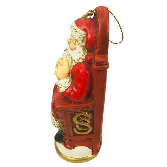 Vintage Christmas Reproductions Memories Of Santa Ornament 1891 Preowned In Box - Picture 4 of 7